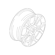 Wheel Rim 7J X 17 Style 6