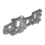 Exterior Door Handle Reinforcement - Right, Front