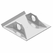 Shoe W/A, 10 x 10 x 2