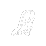 Seat Latch Cover - Right, Rear, Inner
