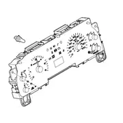 Instrument Cluster - Center 6.0L (AT)