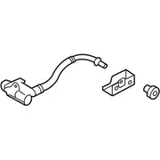 Seat Belt Pretensioner Buckle - Left, Rear