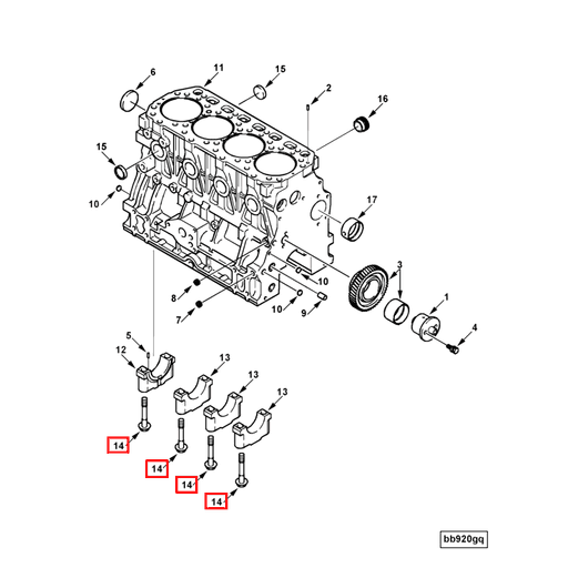4900205 Cummins | Hexagon Flange Head Cap Screw | Source One Parts Center