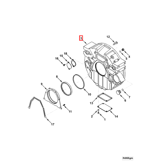 3285086 Cummins | Flywheel Housing | Source One Parts Center
