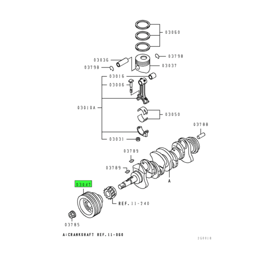 ME012359 Mitsubishi FUSO | Crankshaft Pulley | Source One Parts Center