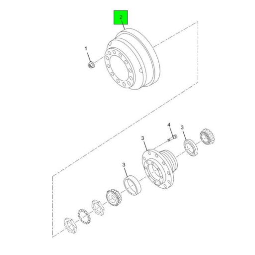 2589460C1 Navistar International® DRUM BRAKE FRT 165X6 BALANCED