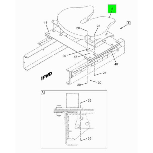 6119187C92 | Genuine Navistar International® WHEEL 5TH JOST JSK37USL ...