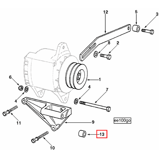 3044916 Cummins | Mounting Spacer | Source One Parts Center