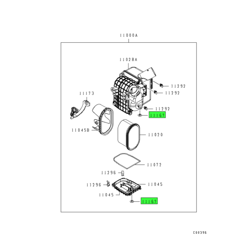 ME423070 | Mitsubishi FUSO® | Air Cleaner Unloader Valve