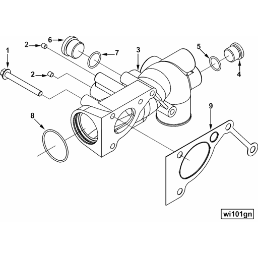 3103910 Cummins | Water Inlet Connection | Source One Parts Center