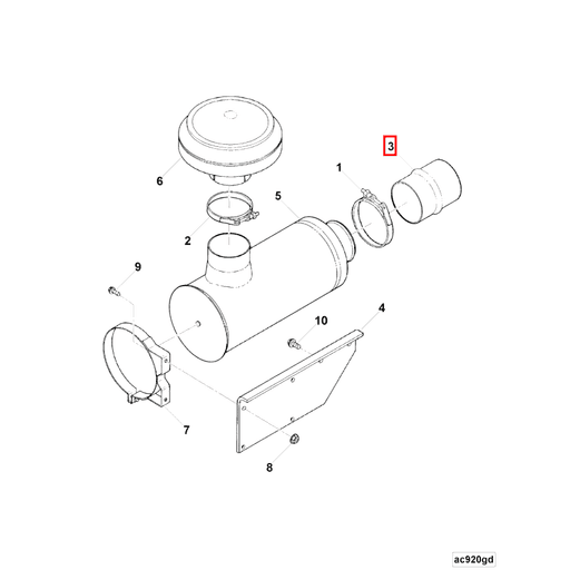 5257103 Cummins | Molded Hose | Source One Parts Center