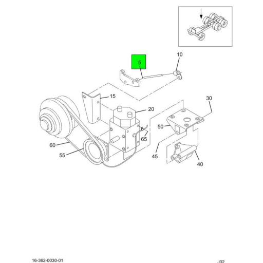 503483C3 | Navistar International® | ROD GENERATOR ADJUSTING EYE BOLT 1 ...