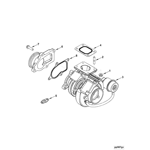 4955729 Cummins | Turbocharger Kit | Source One Parts Center