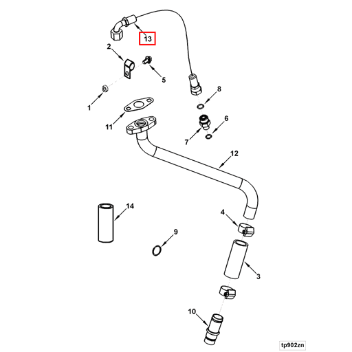 3972892 Cummins | Flexible Hose | Source One Parts Center