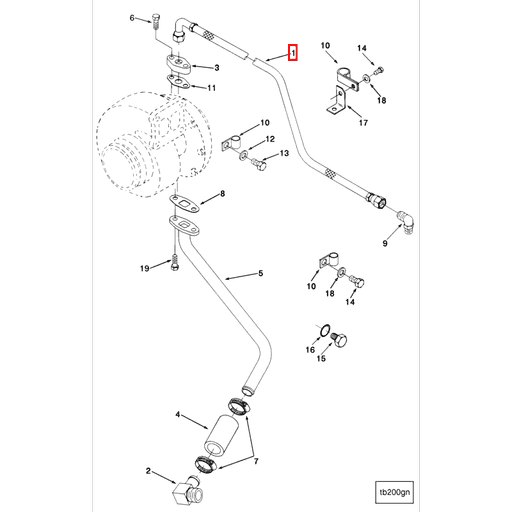 3820955 Cummins | Flexible Hose | Source One Parts Center