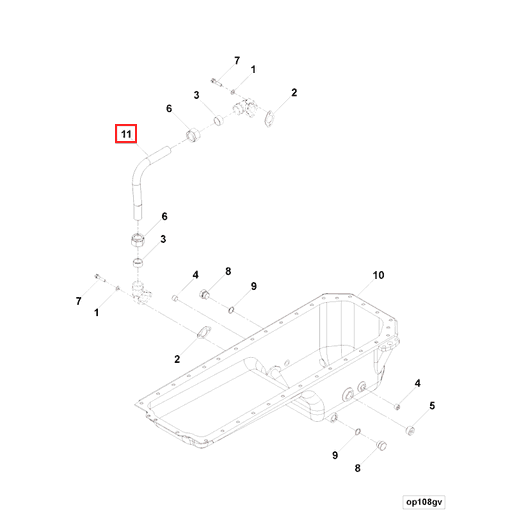 3655216 Cummins | Lubricating Oil Suction Tube | Source One Parts Center