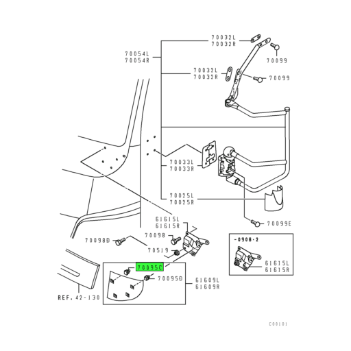 MC939286 | Mitsubishi FUSO® | Loose Body Panel Clip