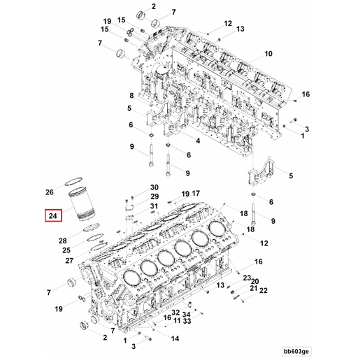 3648483 Cummins | Cylinder Liner | Source One Parts Center