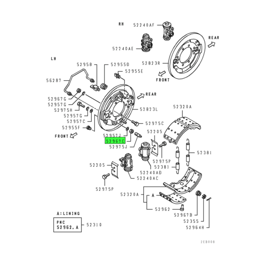 MF430727 Mitsubishi FUSO | Battery Wiring Nut | Source One