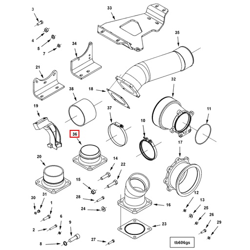 3636008 Cummins | Exhaust Outlet Connection | Source One Parts Center