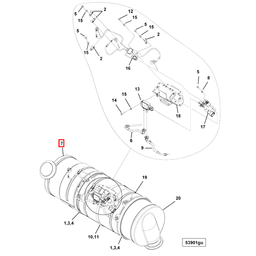 4353304 Cummins | Inlet Catalyst Module | Source One Parts Center