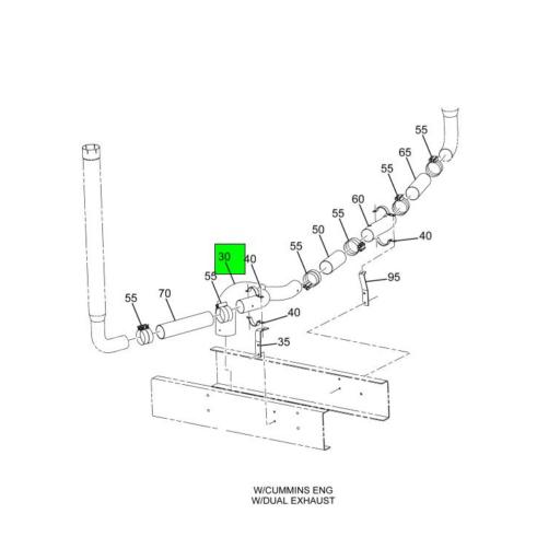 3663254C2 Navistar International | Cummins Exhaust Y-Pipe | Source One ...