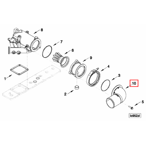 4894484 Cummins | Air Transfer Pipe | Source One Parts Center