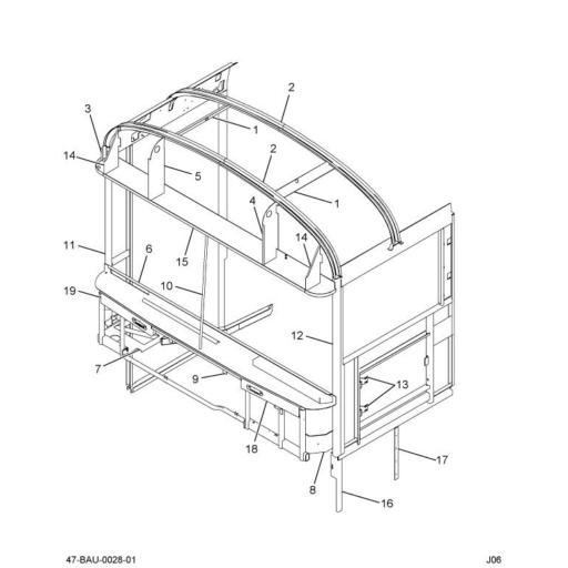2212665C2 IC Bus | Front Cowl Entrance Door Assembly | Source One Parts ...