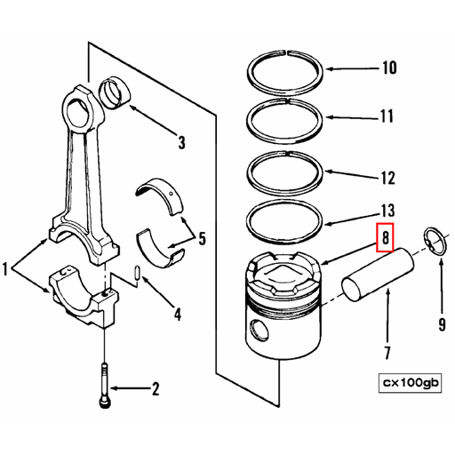 3050366 Cummins | Engine Piston | Source One Parts Center