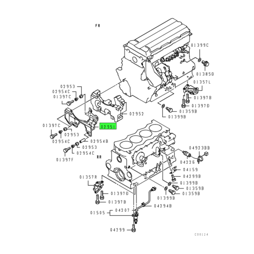 ME227039 Mitsubishi FUSO | Timing Gear Case Cover | Source One Parts Center