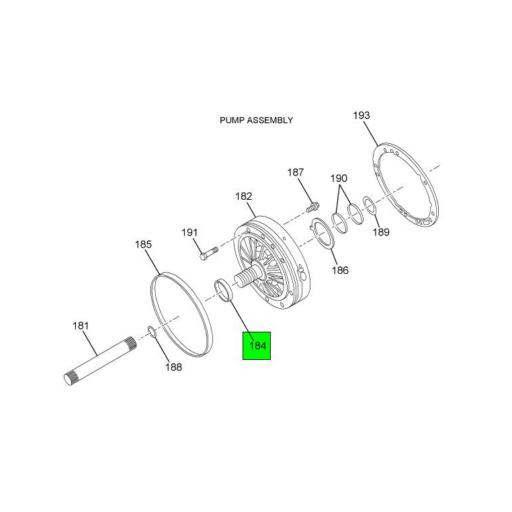 6050538C1 Navistar International® SEAL TRANSMISSION OIL PUMP