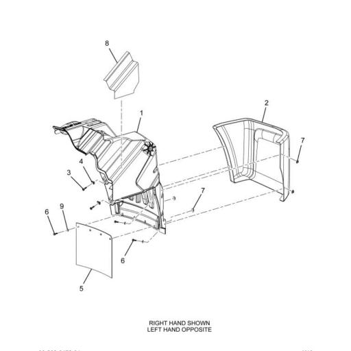 4085493C93 | Navistar International® | EXTENSION FRONT FENDER ASSEMBLY R MIC