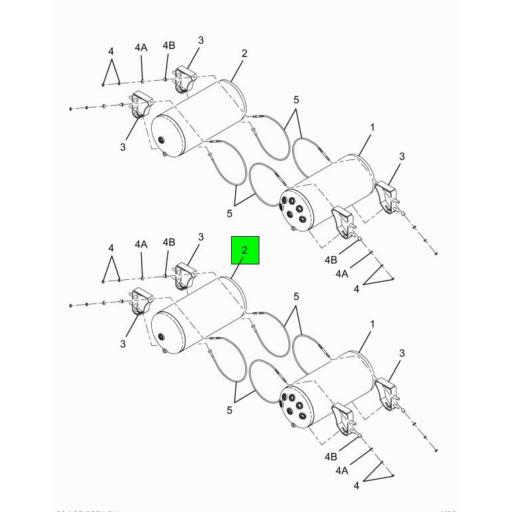 4212854C1 Navistar International® TANK AIR PRESSURE ADDITIONAL