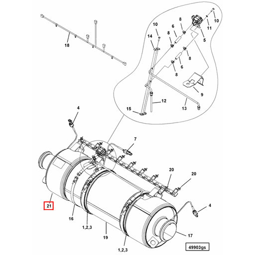 5289951 Cummins | Inlet Catalyst Module | Source One Parts Center
