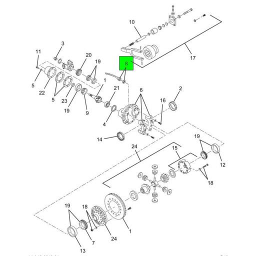 2604306C91 Navistar International | KIT CASE TO HEAD AND