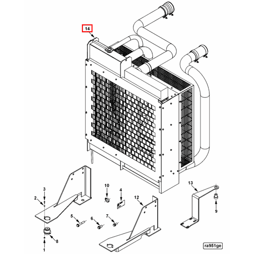 4934842 Cummins | Radiator | Source One Parts Center