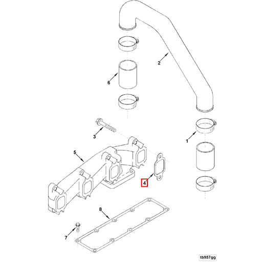 3905443 Cummins | Exhaust Manifold Gasket | Source One Parts Center
