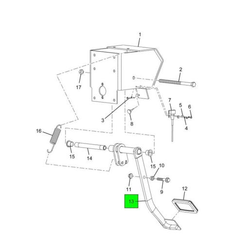 3894915C3 Navistar International® PEDAL CLUTCH ASSEMBLY Source