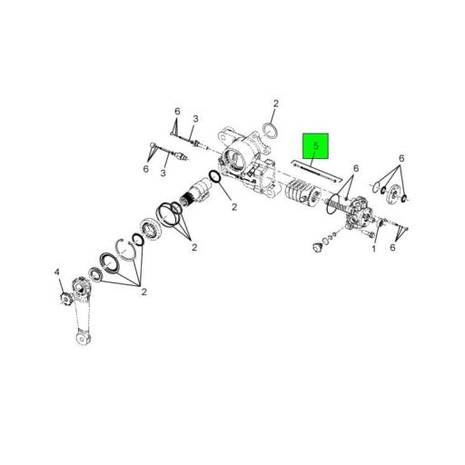 2502495C91 Navistar International® KIT POWER STEERING GEAR RELIEF