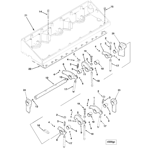 3400973 Cummins | Rocker Top Level Assembly Lever | Source One Parts Center