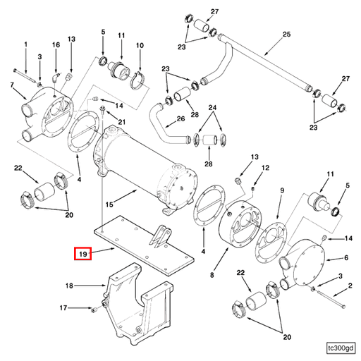 3047102 Cummins | Oil Cooler Bracket | Source One Parts Center
