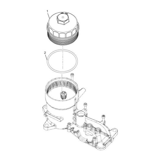 1840754C91 Navistar International® KIT OIL FILTER CAP Source One Parts Center