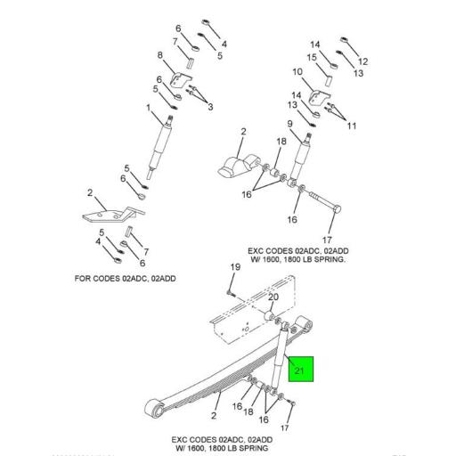 1667520C1 | Navistar International® | ABSORBERSHOCK | Source One Parts ...