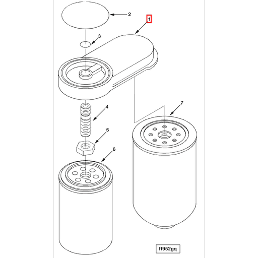 3897327 Cummins | Fuel Filter Head | Source One Parts Center