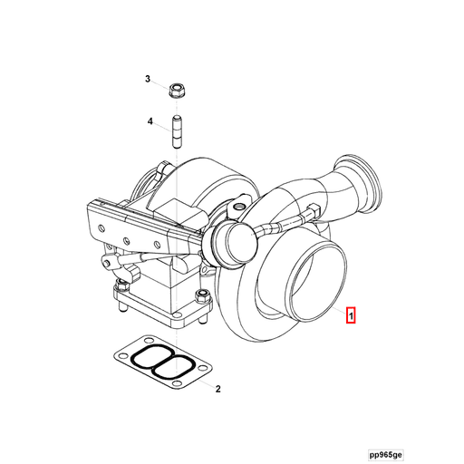 2835415 Cummins | Turbocharger | Source One Parts Center