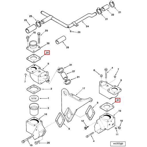 3031708 Cummins | Connection Gasket | Source One Parts Center