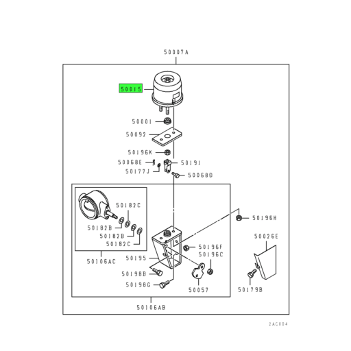 ME290939 Mitsubishi FUSO® Exhaust Brake Chamber Source One Parts