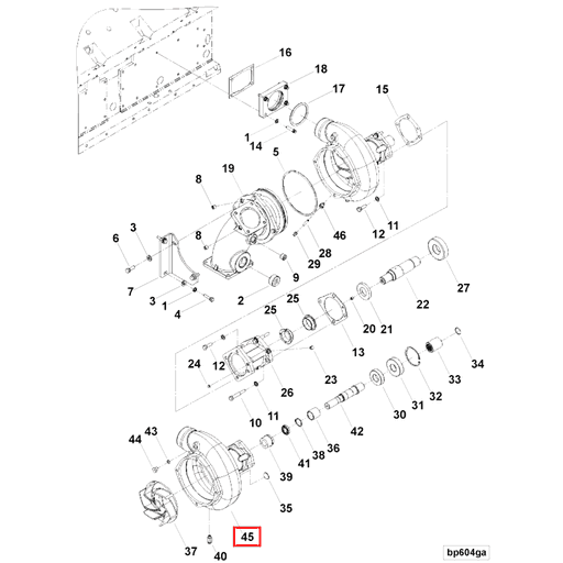 4372333 Cummins | Water Pump Body | Source One Parts Center