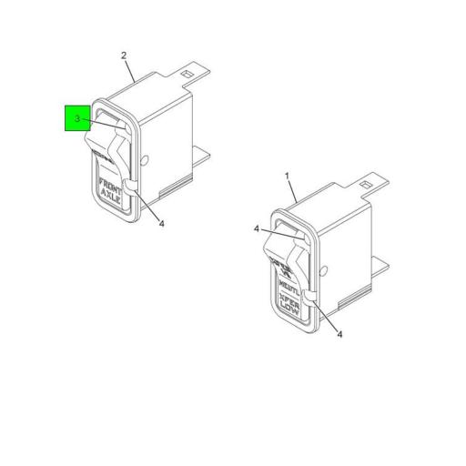 3563111C1 Navistar International® SWITCH ELECTRONIC XFER HI/LOW