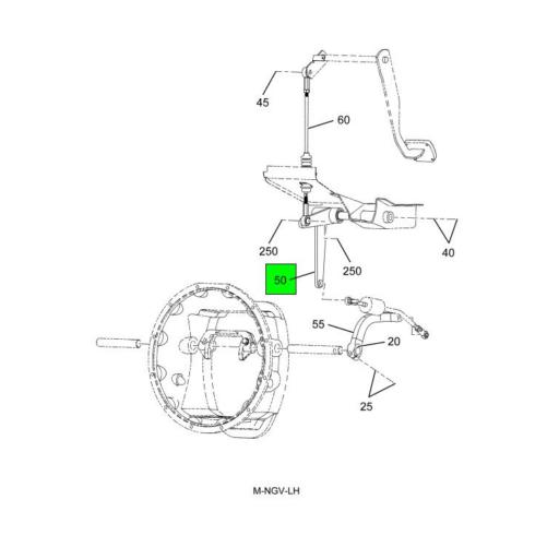 3532907C92 | Navistar International® | Lever Bellcrank Clutch Control